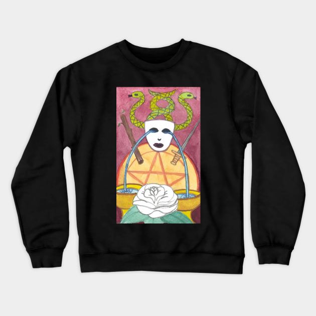 The Magician Tarot Card Crewneck Sweatshirt by ArtistTanzenLilly